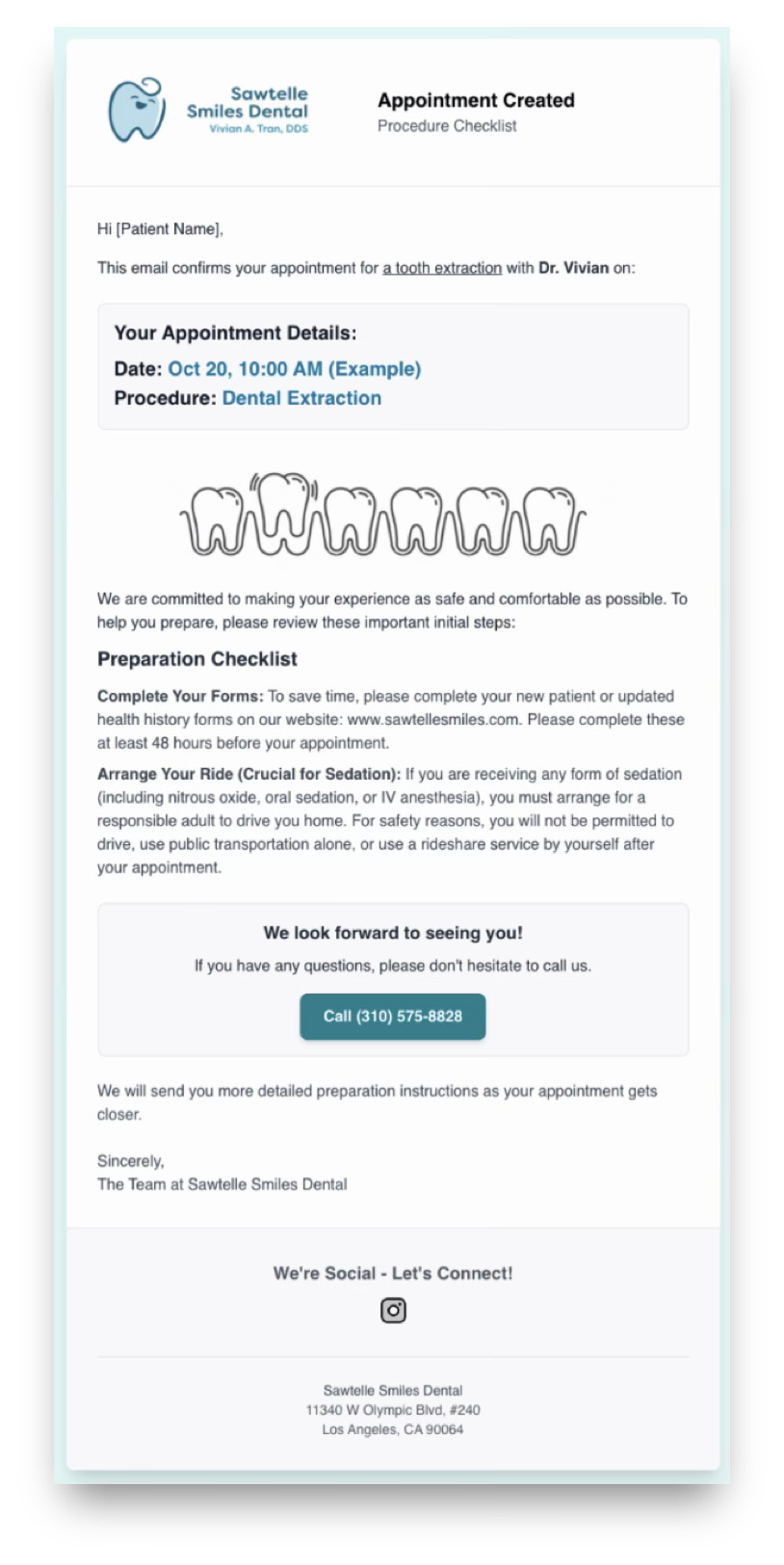 Post-Appointment Messaging