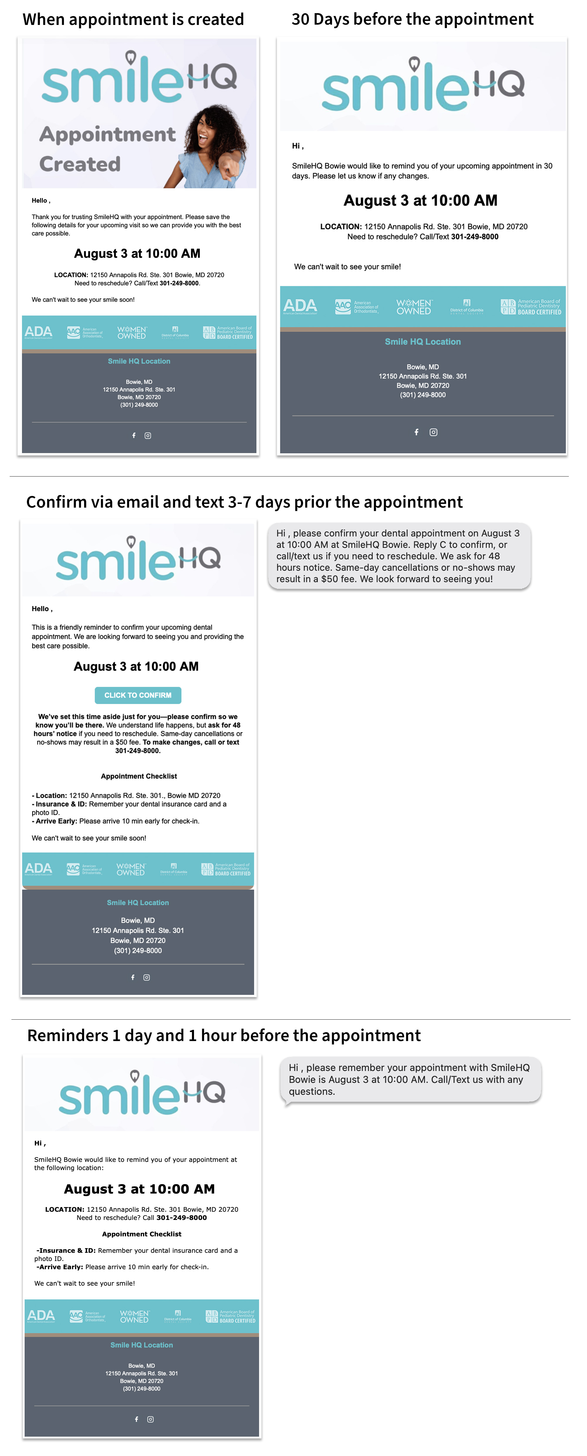 Appointment Reminders